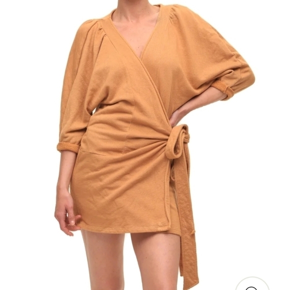 n:PHILANTHROPY Dresses & Skirts - N:philanthropy Bresson Wrap Dress S Iced Coffee Tunic Top NEW!